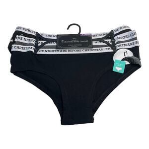 Briefly Stated Nightmare Before Christmas Hipster Panties Womens Size XL 3 Pack